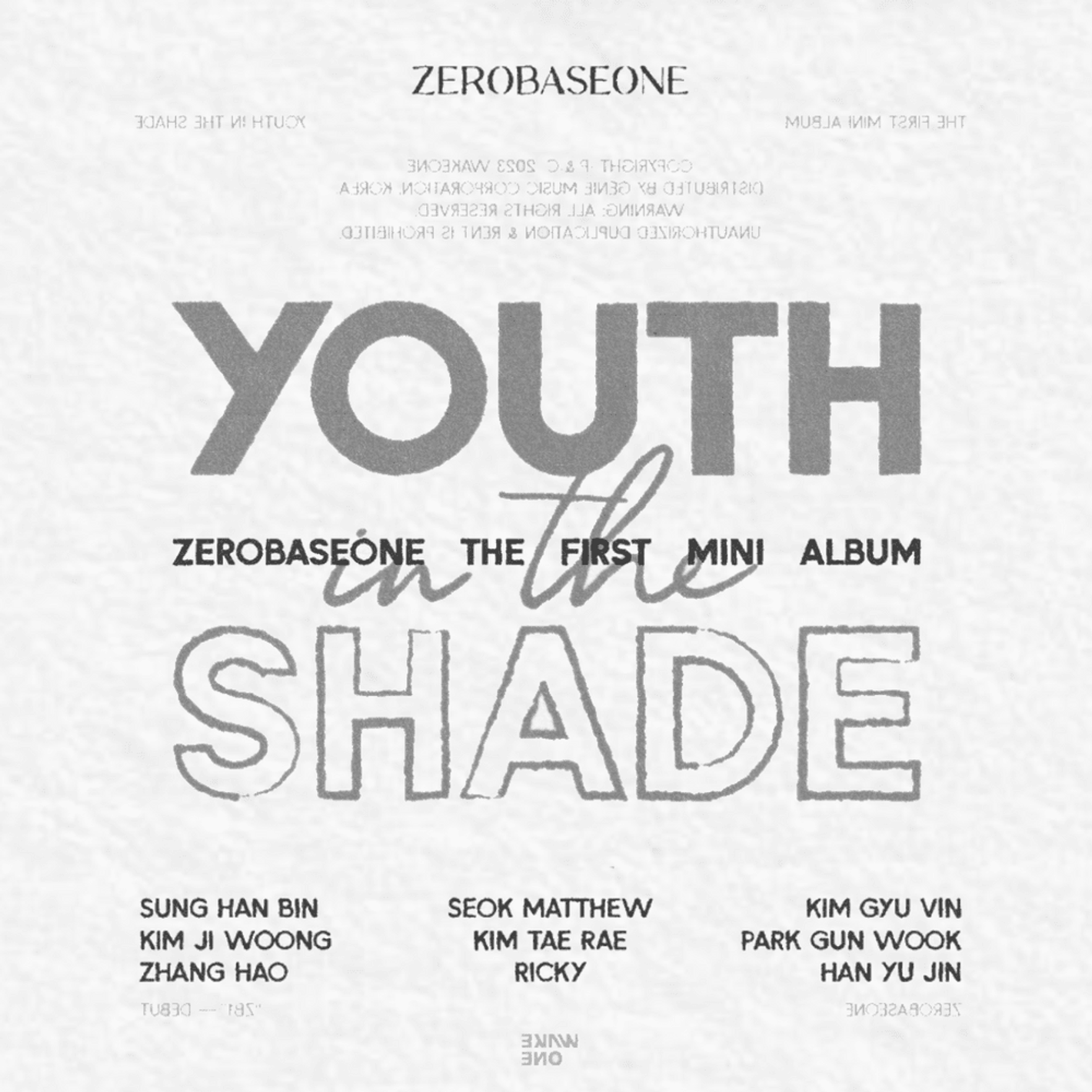 ZEROBASEONE YOUTH IN THE SHADE Album Download Leak MP3 ZIP Files